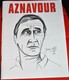 Rare Livret Sur Charles Aznavour Dessin De Bernard Buffet 1996 Avec Poster Central - Varia