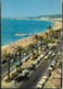 FRANCIA - NIZZA - LA PROMENADE DES ANGLAIS - VIAGGIATA 1971 - ANNULLO A TARGHETTA "NICE AEROPORT DE COTE AZUR" - Aerodromes