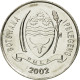 Monnaie, Botswana, 10 Thebe, 2002, British Royal Mint, TTB, Nickel Plated Steel - Botswana