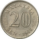 Monnaie, Malaysie, 20 Sen, 1980, Franklin Mint, TTB, Copper-nickel, KM:4 - Malaysie
