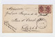 Sur Enveloppe Paire D'armoiries Empire Russe 5 K. Lilas. CAD 1908. (702) - Machines à Affranchir (EMA)