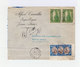 Sur Enveloppe En Recommandé Trois Timbres République D'Haïti. CAD Jérémie Haïti 1936. (707) - Haïti