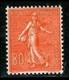 FRANCIA - 1924 / 26  Seminatrice  N. 203 Nuovo* - Cat. 20  € -  N. 803 - 1903-60 Sower - Ligned