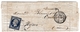 Lettre 1856 Bernay Eure Pour Noyon Oise - 1853-1860 Napoléon III.