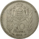 Monnaie, Monaco, Louis II, 20 Francs, Vingt, 1947, TTB, Copper-nickel - 1922-1949 Louis II