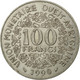 Monnaie, West African States, 100 Francs, 1990, Paris, TTB, Nickel, KM:4 - Côte-d'Ivoire