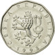Monnaie, République Tchèque, 2 Koruny, 1993, TTB, Nickel Plated Steel, KM:9 - Tsjechoslowakije