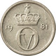 Monnaie, Norvège, Olav V, 10 Öre, 1981, TTB, Copper-nickel, KM:416 - Norvège