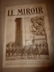 1919 LE MIROIR: Immense Cénotaphe à L'Arc De Triomphe Avec Les Goumiers Algériens,marocains Et Délégations Alliées;etc - Frans