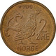 Monnaie, Norvège, Olav V, 2 Öre, 1970, TTB, Bronze, KM:410 - Norvège