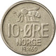 Monnaie, Norvège, Olav V, 10 Öre, 1960, TTB, Copper-nickel, KM:411 - Norway