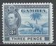 Gambia 1938. Scott #136 (M) King George VI And Elephant * - Gambie (...-1964)