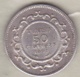 Tunisie Protectorat Français. 50 Centimes 1891 A (AH 1308) , En Argent - Tunisia