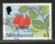 Montserrat 2002 $3 Fruits Cashew O/p OHMS Sc O153 Used # 240A - Montserrat