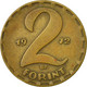 Monnaie, Hongrie, 2 Forint, 1972, TTB, Laiton, KM:591 - Hongrie