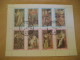 OMAN 1976 Cancel Bloc 8 Stamp Bloc NAPOLEON History - Napoleon