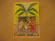 TAHITI French Polynesia 1974 Malabo Guinea Ecuatorial Air Mail Cancel Bloc Christmas - Blocs-feuillets