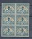 South Africa Stamps. 1933 Etc 1 1/2d Gold Mine MNH Block Of 3 Pairs. Folded Horizontally. Upright Watermark  (C949) - Neufs