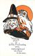 278033-Halloween,  Metropolitan No 1133a-2, Witch With Owl On Shoulder - Halloween