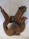 Delcampe - Sculpture Statue Bois  - Mauvais Etat A Restaurer -- Dragon - - Bois