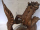 Delcampe - Sculpture Statue Bois  - Mauvais Etat A Restaurer -- Dragon - - Wood