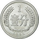 Monnaie, CHINA, PEOPLE'S REPUBLIC, Fen, 1985, TTB, Aluminium, KM:1 - China