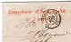 Lettre Paris 1860 Napoléon III 40 Centimes Comptoir De L'Escompte De Paris Banque - 1853-1860 Napoléon III