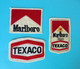 FORMULA 1 ... MARLBORO TEAM & TEXACO ... 3.high Quality Old Patches From Overalls * F1 Racing Cars Automobile - Car Racing - F1