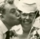 France Lille Homme Et Femme Le Baiser Scene De Fantaisie Ancienne Photo 1960 - Anonymous Persons