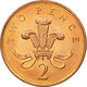 Monnaie, Grande-Bretagne, Elizabeth II, 2 Pence, 2002, SUP, Copper Plated Steel - 2 Pence & 2 New Pence