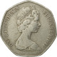 Monnaie, Grande-Bretagne, Elizabeth II, 50 New Pence, 1969, TTB, Copper-nickel - 50 Pence