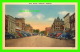 NEWPORT, VT - MAIN STREET, ANIMATED WITH OLD CARS -  AMERICAN ART POST CARD CO - EASTERN PHOTO LITHO CO - - Other & Unclassified