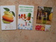 2010+ 2013 + 2014 Calendriers  De Pharmacie - Façon Carte Bancaire Rigide - (médicaments Gélules, Fioles, Fruits) - Petit Format : 2001-...