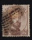 Spain. 1872 -1873 King Amadeo I. 25c. Brown. Sc. 184. Cancelled - Ungebraucht