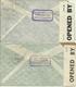1941 Two Censored Air Mail Letters To London, England - Mexique