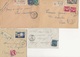 LOT DE 6 LETTRES-SEINE- AFFRANCHISSEMENT COMPOSE  DES ANNEES 1880 A 1956 - Handstempels