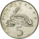 Monnaie, Jamaica, Elizabeth II, 5 Cents, 1979, Franklin Mint, USA, TTB - Jamaique