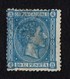 Spain. 1875 King Alfonso XII. 10c. Blue. SC 214. Cancelled - Used Stamps