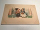 Elly Frank Unsigned Graphic Art Young Girl Feeding Boy Costume Cherry WSSB 9121 Post Card Postkarte POSTCARD - Frank, Elly