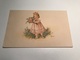 Elly Frank Young Girl In Pink Flowers Graphic Art WSSB 9153 Post Card Postkarte POSTCARD - Frank, Elly