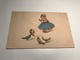 Elly Frank Young Girl In Costume Feeding Birds Bird Unsigned Graphic Art WSSB 9159 Post Card Postkarte POSTCARD - Frank, Elly