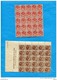 ESPAGNE-GUINEE-lot--4 Blocs De 25 Timbres Neufs**=100 Timbres-numéros Au Verso -N° 92+95-96+97 Cote En 2000=60 Euros - Guinée Espagnole