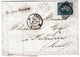 Lettre Paris 1860 Pithiviers Loiret Napoléon III 20 Centimes Gustave Claudon Place Saint Victor Vin Eau De Vie Wine - 1853-1860 Napoléon III