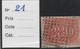 BRESIL 1854 - Yvert N° 21 - Oblitéré (280 R) - Used Stamps