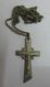 AC - HOLLY CROSS JESUS CHRIST VINTAGE NECKLACE FROM TURKEY - Religione & Esoterismo