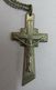 AC - HOLLY CROSS JESUS CHRIST VINTAGE NECKLACE FROM TURKEY - Religione & Esoterismo