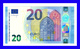 20 EURO "UE" FRANCE  Firma DRAGHI U024 F5 CH 60 UNC SEE SCAN!!!!!!! - 20 Euro