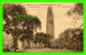 NEW HAVEN, CT - BRANFORD COURT SHOWING THE MEMORIAL TOWER, YALE UNIVERSITY - TRAVEL IN 1922 -  PUB.  THE EDWARD P. JUDD - New Haven