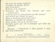 1409 " LES POURQUOI ??? ..... PARCE QUE ..... " FIGURINA DIDATTICA FRANCESE  ORIGINALE - 0-6 Años