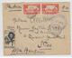 1941 - SENEGAL - ENVELOPPE FM Par AVION Du DEPOT Des ISOLES De DAKAR => NICE - Storia Postale